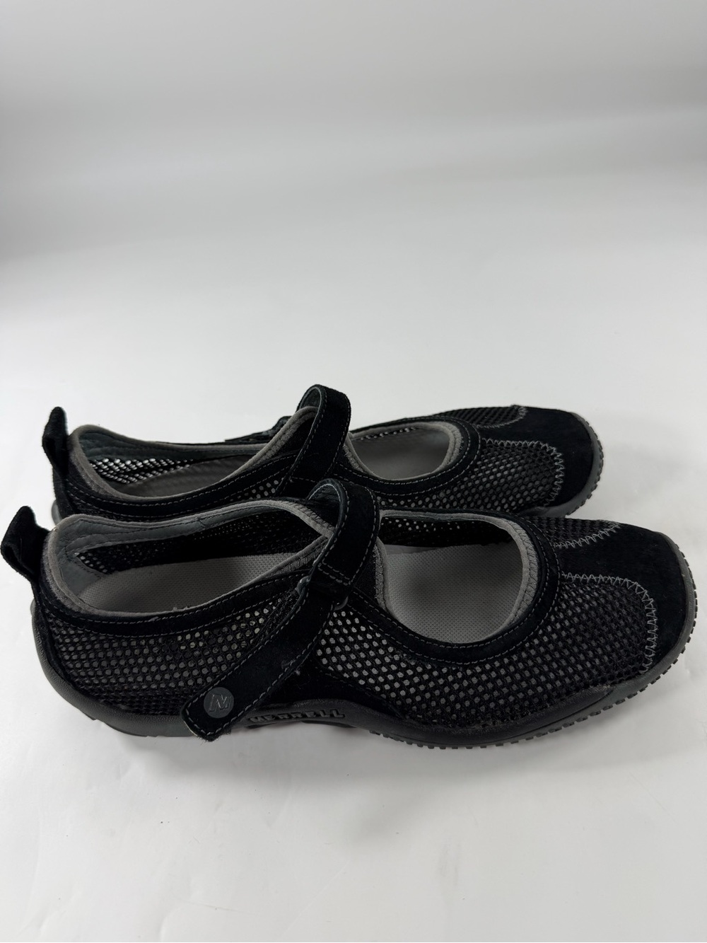 Merrell Circuit MJ Breeze Mary Jane Comfort Walking Shoes Black Mesh Womens 7.5 - Picture 4 of 6